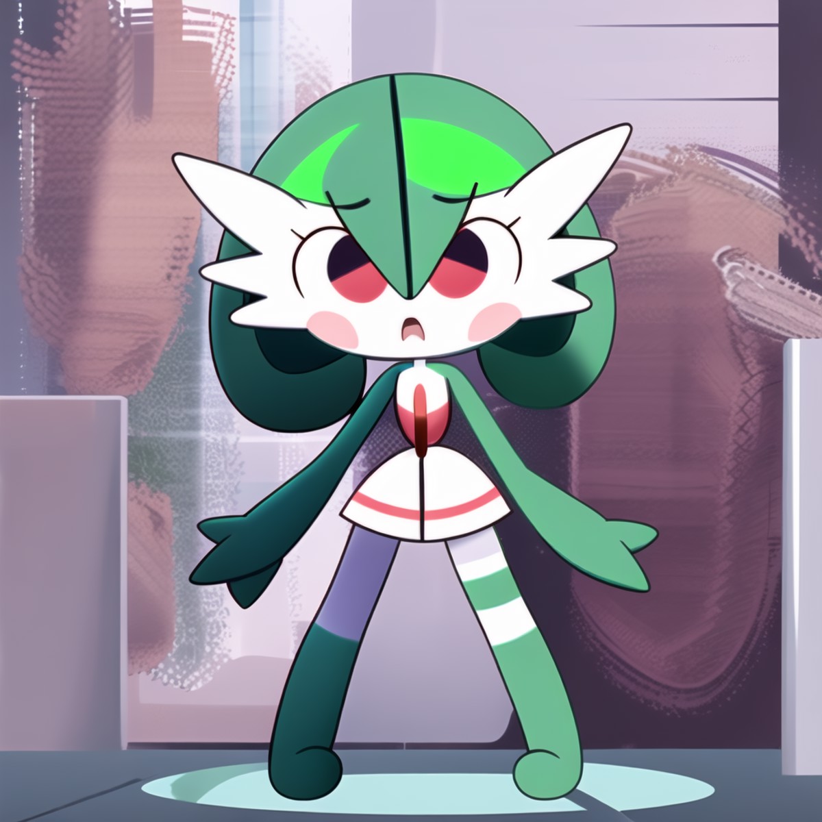 10164-1877677964-1girl,full body, chibi, , (green hair_1.3), green skin , hair over one eye, multicolored skin, pokemon _(creature_), red eyes, s.png